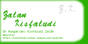 zalan kisfaludi business card